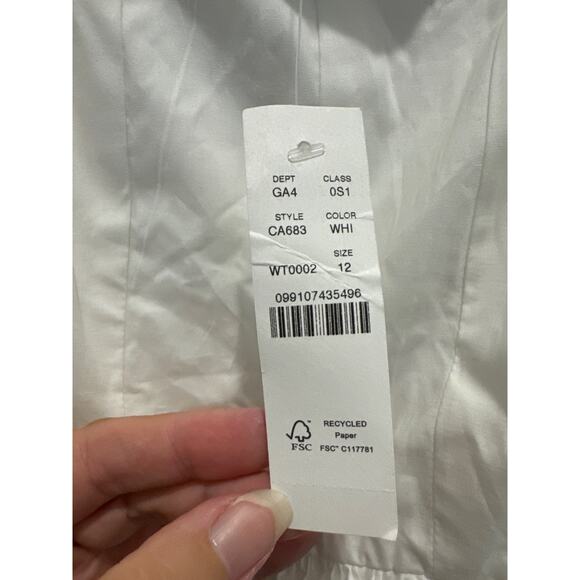 new J. Crew White Midi Dress - Picture 9 of 11